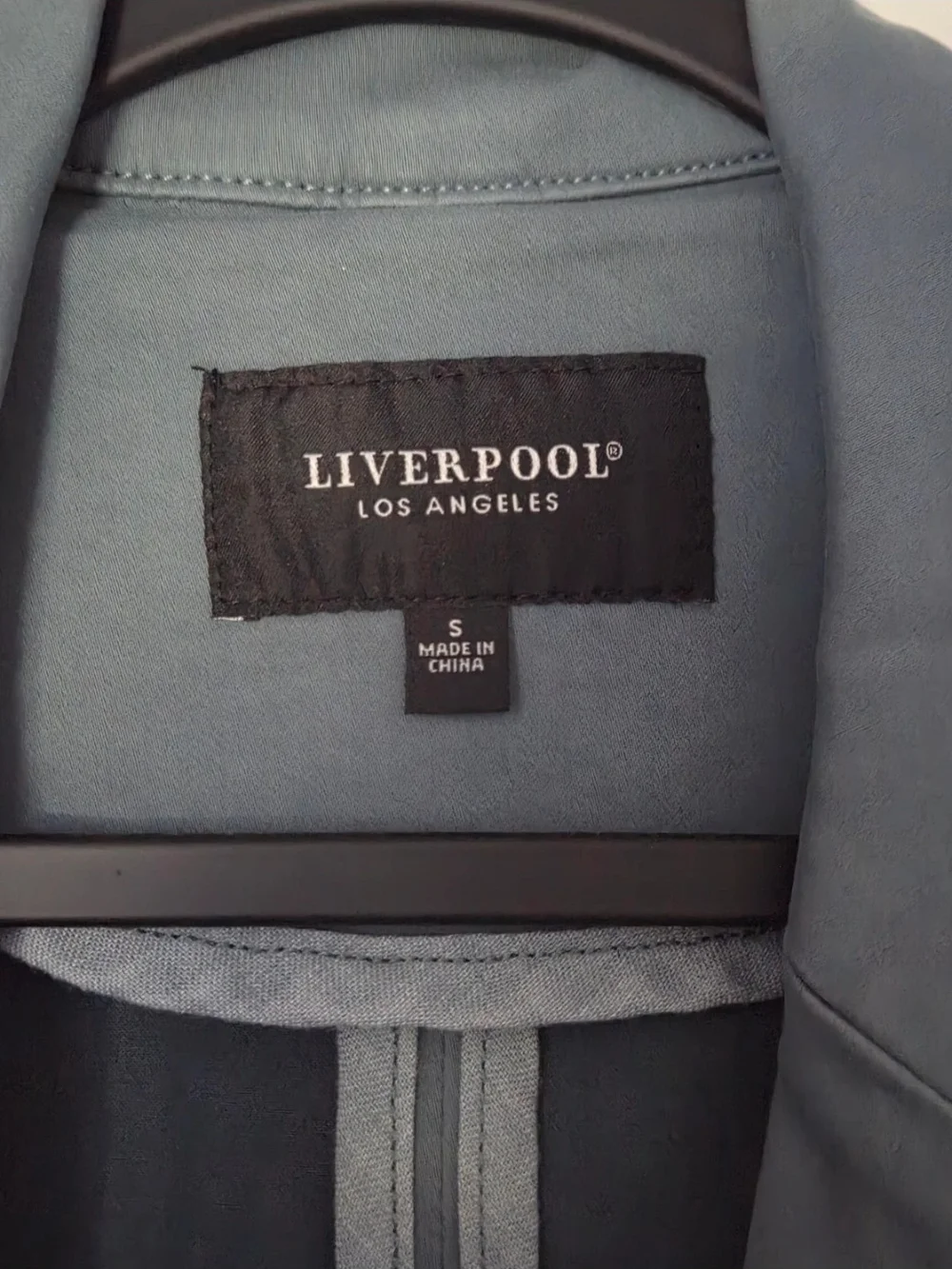 Liverpool Los Angeles Navy & Gray Blazers Size S - Picture 4 of 4